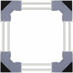 Wasmachine Onderkast - Verhoger Droger - Apparaten Plaatsen - Uitschuifbaar Ontwerp - 67 x 67 x 12 cm - Grijs — thumbnail 4