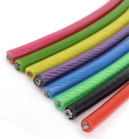 Waslijn - Kabel - Buiten Drogen - Roestvrij staal kern - 50 meter - Groen — thumbnail 4