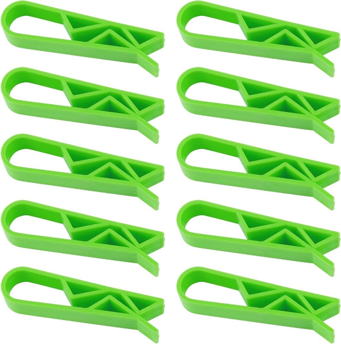 Vuilniszak Clips - Prullenbak Houder - Keuken Afval - Anti-Slip Ontwerp - 10 Stuks Groen — afbeelding 1