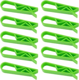 Vuilniszak Clips - Prullenbak Houder - Keuken Afval - Anti-Slip Ontwerp - 10 Stuks Groen — thumbnail 1