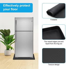 Waterdichte Antislip Onderlegger voor Wasmachine en Droger 60x60 cm — thumbnail 4