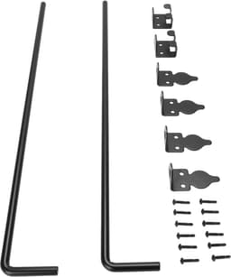 Grondgrendel - Poort Stabilisator - Hekken Beveiligen - Zware Staalconstructie - 60 cm Lengte - Zwart — thumbnail 4