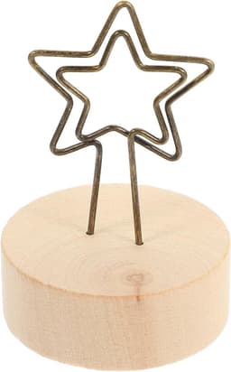 Notitie Clips - Fotohouders Bureau - Decoratie Maken - Houten Basis - 10 Stuks - Diverse Kleuren — thumbnail 1