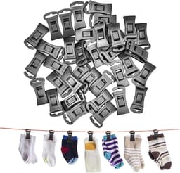 Wasknijpers - Kledingclips - Kleding Ophangen - Antislip Grip - 40 Stuks - #011 — thumbnail 3