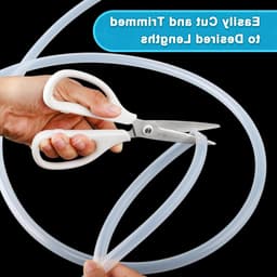 Flexibele Voedselveilige Siliconenslang van 4m, 8mm ID x 11mm OD, Duidelijke Slang voor Water en Lucht, Ideaal voor Pompoenoverdracht en Tuinieren — thumbnail 4