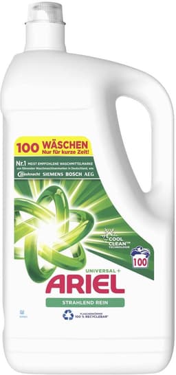 1x Ariel universeel 1x Ariel Color Wasmiddel - Vloeibaar 5 Liter - 100 wasbeurten per fles - Voordeelverpakking — thumbnail 3