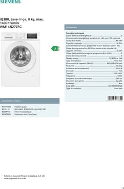 Siemens iQ300 WM14N27ZFG — thumbnail 2