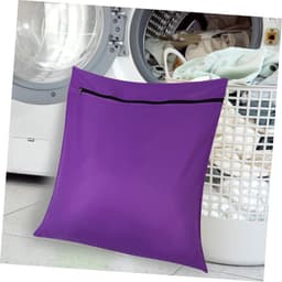 VHV Waszakken voor huisdieren - Waszakken van twill polyester - Voorkomt dat waszakken verstopt raken door dierenhaar - Waszakken voor huisdierendekens - Geweldig voor honden en katten (70x80cm) - Paars — thumbnail 3
