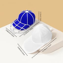 Cap Washer - 2 Stuks - Pet Wasbeschermer Frame voor Wasmachine - Voorkomt Vervorming en Kreukels - voor Baseballpetten, Sportpetten en Petonderhoud Zonder Vervorming — thumbnail 2
