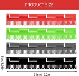 Dailygoods- Sokkendroger Compact - Wasrek - Multifunctioneel Droogrek - Winddicht - Sokkenhouder - Kunststof 32x5 cm — thumbnail 5