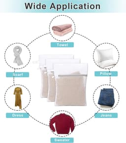 Dailygoods- Waszak Klein - 3 Stuks - Antislip Rits - Hanglus - Mesh — thumbnail 4