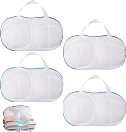 Set van 4 Wasnetten voor Bh's, Ondergoed Bescherming, Duurzame Waszakken voor Lingerie en Bh's — thumbnail 1