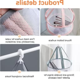 Herbruikbare wasknijpers met manden - 60 stuks, ideaal voor kleding, sokken en handdoeken — thumbnail 3