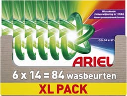 Ariel Snel Oplosbaar Waspoeder Kleur - 6 x 14 Wasbeurten — thumbnail 1