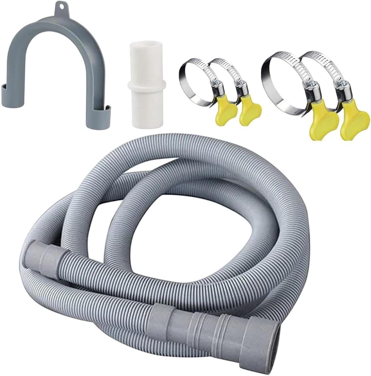 Afvoerslang Wasmachine - Slang Vaatwasser Dehumidifier - Apparaten Aansluiten - Flexibel Zwaar Ontwerp - 1 meter - Veelkleurig — afbeelding 1