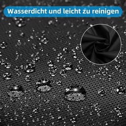Droogmolen Beschermhoes - Droogmolen Hoes Universeel - met rits en trekkoord - Tuinmeubelhoes - UV-bestendig - Beschermhoes Tuinmeubelen - Waterdichte - winddicht - stofdicht - voor Tuin, Binnenplaats, Buiten, Camping - 180*16 - Zwart — thumbnail 4