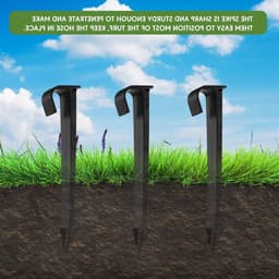 Grondpinnen voor Irrigatiesystemen, Grondankers en Druppelbewatering - Steunpalen voor 16 mm Slang (50 Stuks) — thumbnail 4
