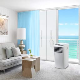 Verstelbare raamafdichting voor airconditioning - ontwerp met trekkoord, 15 cm afvoerslang | Eenvoudig te installeren, weerbestendige oplossing, dubbele slang voor ventilatieopening in de deur van de wasdroger voor efficiënte koeling — thumbnail 1