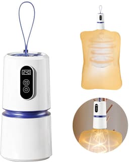 Draagbare Drogercabine voor Kleding - Klein Droger - Mini Droger - Inclusief Praktische Droogtas - 360° Warmtecirculatie - Wit — thumbnail 2