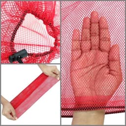 - Nylon Waszak met Trekkoord - Waszakken Set van 10 - Multifunctioneel - Blauw - Waszak voor Delicate Kleding - Geschikt voor Alle Wasmachines - 30 x 40 cm - Waszak voor Behoud van Kledingkwaliteit — thumbnail 4