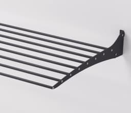 Foxydry Fold 82 cm black wasdroogrek wandmontage clicksysteem - 82 x 50 x 10 cm — thumbnail 2