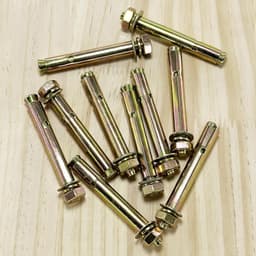 25x Verlengbouten Betonankers M6 x 60 mm Gegalvaniseerd Staal — thumbnail 2