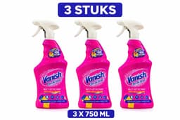 Vanish Oxi Action Spray Vlekverwijderaar – Voordeelset 3 Stuks – Voorbehandeling Tegen Hardnekkige Vlekken – Gekleurde Was — thumbnail 1