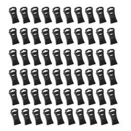 Sokclip - 60 Stuks - Sokken clips - Kunststof - Sokkenhouders - Waslijnknijpers - Antislip Wasknijpers - Draagbare kledinghaak - Geschikt voor waslijnen - 2.8*1.5*1.1cm - Zwart — thumbnail 1