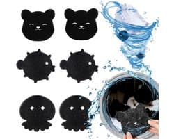 Wasbal voor wasmachine, 6-pack wasballen, huisdierhaarverwijderaar, herbruikbaar en effectief tegen dierenharen.