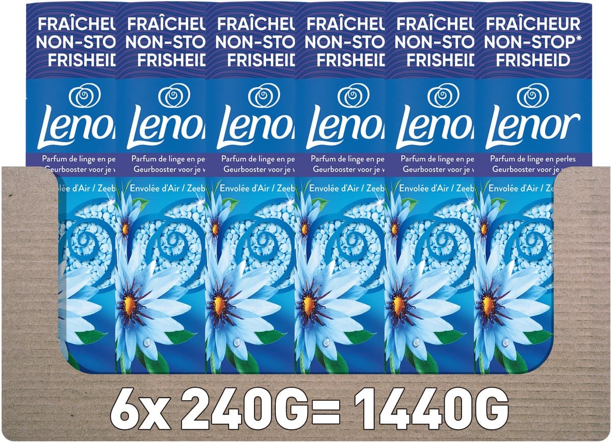 Lenor Geurbooster Zeebries - 6 x 240 gram - Wasparfum — afbeelding 1