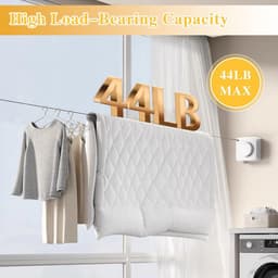 Intrekbare Waslijn voor Binnen en Buiten, 20kg Draagvermogen — thumbnail 5