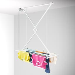 Foxydry Mini 152 cm plafond droogrek - wit - handbediend — thumbnail 1