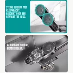 SVN® Wanddroogrek Inklapbaar - Wanddroogrek - Grijs - ‎6cm x 58cm x 17cm — thumbnail 3