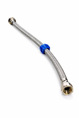 Profielenloods - Aansluitslang flexibel 3/8" Binnendraad x 1/2" Binnendraad Rvs (zilver) 200 mm (20cm) — thumbnail 1