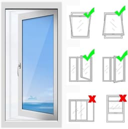 Afdichtingsset voor mobiele airconditioning - raamdeur - universeel geschikt - eenvoudige installatie - afvoerslang - ritssluiting - 4 meter lang — thumbnail 2