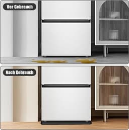 Antivibratie mat voor wasmachine en koelkast - Siliconen, antislip, 60x60 cm, rubberen onderlegger met opstaande rand voor extra bescherming — thumbnail 5