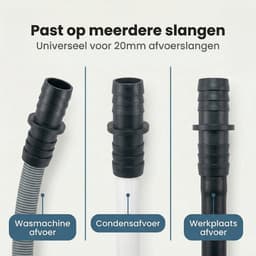 Cheqo® Afvoerdoorverbinder - Afvoer Verbinder - Afvoer Koppeling - Afvoer Connector - Afvoer Verbinding - Afvoer Koppelstuk - Afvoer Mof - Afvoer Verloopstuk - Afvoer Rechte Koppeling — thumbnail 3