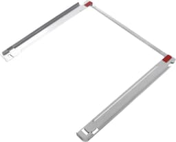 Wasmachine Droger Stapelkit - Apparaat Stabilisator - Ruimte Besparen - Roestvrij Staal - 27 Inch Compatibel — thumbnail 5