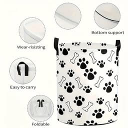 Wasmand voor kinderen, opbergmand voor kleding, opbergbak voor de babykamer (jongens), waterdichte opbergdoos, kledingorganizer, speelgoedbak (40 x 50 cm)*2 — thumbnail 5