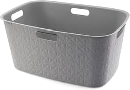 Curver Softex Wasmand - 45 liter - Set van 2 - 57x37x27cm - Taupe — thumbnail 4