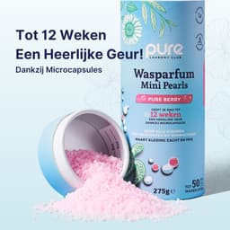 Pure Laundry Club Wasparfum Mini Pearls - Lentefris - 50 Wasbeurten - Luxe Geurbooster - Tot 12 Weken Frisse Was - 100% Plasticvrij, Natuurlijk & Vegan Wasparels - Geurparels Wasmachine — thumbnail 4