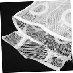 Waszak-waszak schoenen-waszak voor schoenen-5-delige schoenenwaszak - Netwaszak met rits - Verdikte bescherming voor wasmachines - Hangend ontwerp - Snel drogend en draagbare opslag - Wit - 36 x 30 x 12 cm — thumbnail 4