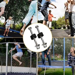 Allecto plus - Trampolineschroeven 12 stuks voor grote en kleine trampolines - Reserveonderdelen - Schroeven en afstandhouders - Accessoires en bevestiging — thumbnail 2
