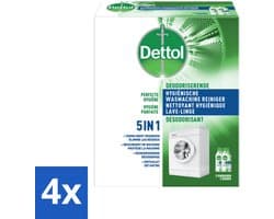 Dettol Wasmachine Reiniger Duo 500 ml - Voordeelverpakking - 4 stuks