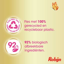 Robijn - Vloeibaar Wasmiddel - Wol & Fijn - 6 flessen - 108 wasbeurten - Voordeelverpakking — thumbnail 5