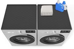 KOJY Anti-slip Wasmachine Dempers Topmat – Wasmachine Verhoger - Trillingsdempend & Kraswerend – Zwart – Voor Wasmachine en Droger — thumbnail 1