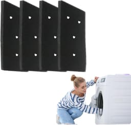 4-delig - Geschikt voor Whirlpool Foam Sponge Filter 481010716911 - Droger HX HMMR10440 - Drogerfilter - 230*115mm - Sponsfiltermat 4 Gaten - Drogerfilter — thumbnail 1