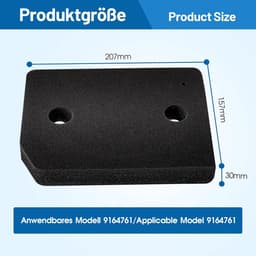 4 stuks - 9164761 droger filters voor Miele T1-serie warmtepompdroger, fijn/grof 207 x 157 x 30 mm wasdroger sokkelfilter-voor Wasdrogers - Basisfilter - mat zwart — thumbnail 4