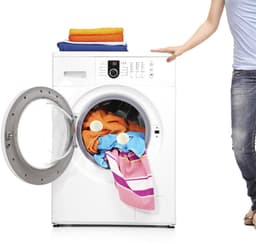 Home Deco Factory Wasbollen - 6x stuks - wol - droger - wassen - verkorten van droogtijd — thumbnail 2