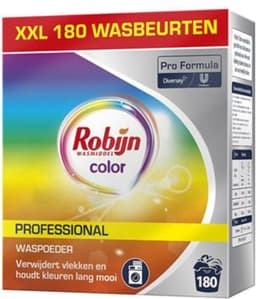 Robijn Professional Wasmiddel Poeder Gekleurde Was 180 Wasbeurten Pro Formula 8 kg — thumbnail 1
